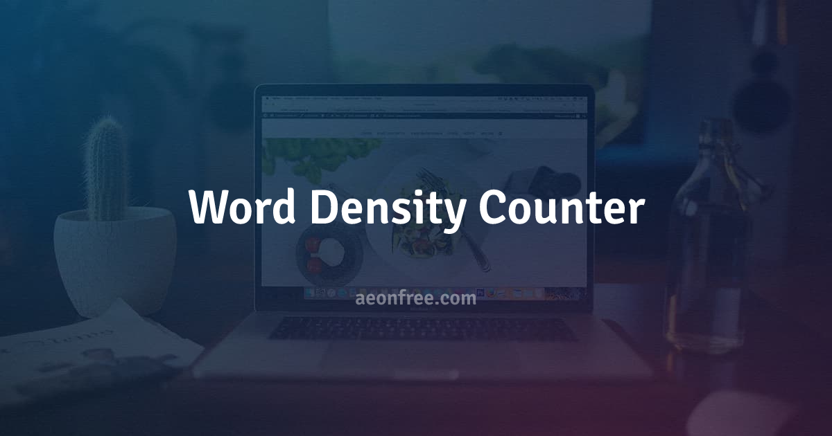Word Density Counter - AeonFree